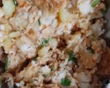 A picture of step 2 of Potatoes Tikki.