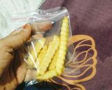 A picture of step 5 of French fries 🍟🍟🍟.