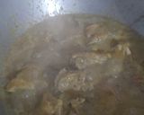 A picture of step 5 of Green Handi chicken.