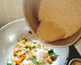 A picture of step 2 of Sama Rice (chawal) pulao 😘😘.