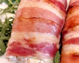 Foto del paso 5 de la receta Pechuga de pollo rellena de jamón y queso envuelta con bacon ahumado