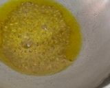 A picture of step 3 of Spicy Kale chane.