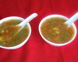 A picture of step 6 of Corn and vegetable soup.