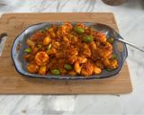 Foto langkah ke 4 dari resep Balado Udang Kentang Petai.