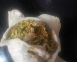 صورة لخطوة 7 من وصفة بسطيلات صغار بعجينة المسمن ساهلين ولأهم لذاذ 😋 😋 😋