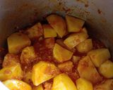 लहसूनी आलू की सब्जी (lasooni aloo ki sabzi recipe in Hindi) रेसिपी चरण 4 फोटो