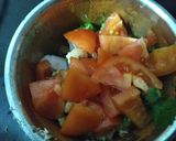 A picture of step 4 of South Indian vegitable curry.