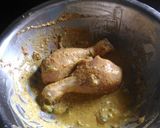 A picture of step 1 of Tangri kabab.