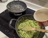 A picture of step 9 of Pasta in a pea sauce.