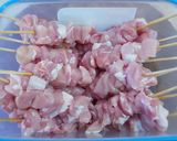 A picture of step 1 of Sate Ayam (Chicken Satay With Peanut Sauce).