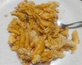 A picture of step 8 of Baked Chicken cheese pasta.