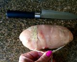 Foto del paso 6 de la receta: Comida para pareja: arrolladito de pollo primaveral