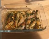 Une image de l'étape 7 de Gambas rouges sauvages grillées / marinées citron ail et persil.