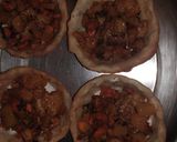 A picture of step 5 of Pumpkin carrot katori chaat.