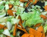 A picture of step 1 of Colorful healthy dinner.