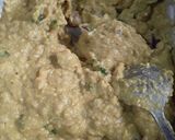 A picture of step 2 of Raw banana tikki.