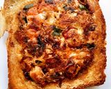 A picture of step 5 of Omelette in a hole.