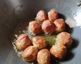 A picture of step 5 of Kathal ka kofta.