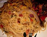 A picture of step 4 of Stir-fry Spaghetti & macaroni.