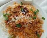 A picture of step 7 of Beef Biryani.
