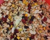 Hình bước làm 1 của món Bánh thuyền hoa ngũ cốc