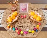 A picture of step 5 of Kesar Modak.
