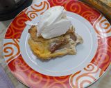 Foto del paso 4 de la receta: Torta fácil de manzanas con bocha de helado de crema