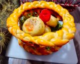 A picture of step 33 of Bread Basket With Chicken Cheese kabab Buns.