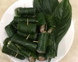 Hình bước làm 1 của món Chả lá xương sông