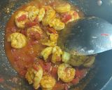 A picture of step 1 of Prawns onion tomatoes masala.