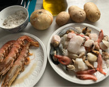 Foto del paso 1 de la receta: Guisado de pescado con mariscos, mi bouillabaisse o bullabesa, en olla rápida!