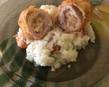 Sajttal-sonkával töltött karaj recept fázis 5 fotója