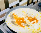 A picture of step 3 of Creamy cheese corn.