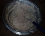 A picture of step 8 of Khatti meethi smoking dahi bhalla.