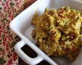A picture of step 1 of Squash Blossom Pesto.