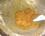 A picture of step 2 of Arisha pitha (less oil).