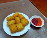 Hình bước làm 4 của món Bánh sữa tươi chiên