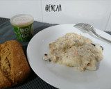Foto del paso 4 de la receta: Merluza con crema de gambas