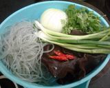 Hình bước làm 1 của món Chả trứng hấp