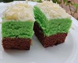 Foto langkah ke 8 dari resep Bolu kukus pandan coklat.