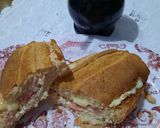 Foto del paso 7 de la receta: Pan relleno con queso crema, jamón, etc