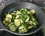 Cara Membuat Korean Zuchini Side Dish Hobak Bokeum Namul 3