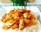 Lecsós, mustáros, fokhagymás csirkemell gluténmentesen recept fázis 5 fotója