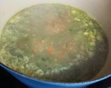 A picture of step 4 of Greek Lemon Chicken Soup.