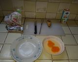 รูปขั้นตอนการทำที่ 1 ของ FrenchToastขนมปังไมโครเวฟ