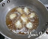 A picture of step 2 of Hyderabadi Dahi Badey.