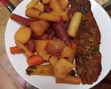 A picture of step 4 of Quick & Easy Rainbow Pork Pot Roast.