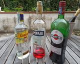 A picture of step 3 of Creole Negroni.