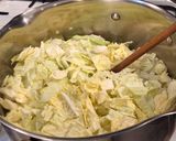 Tarjával - tojásos rizzsel kevert kelkáposzta recept fázis 4 fotója