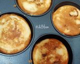 Foto langkah ke 7 dari resep 1006. Apem Bakar Walik Isi Pisang.